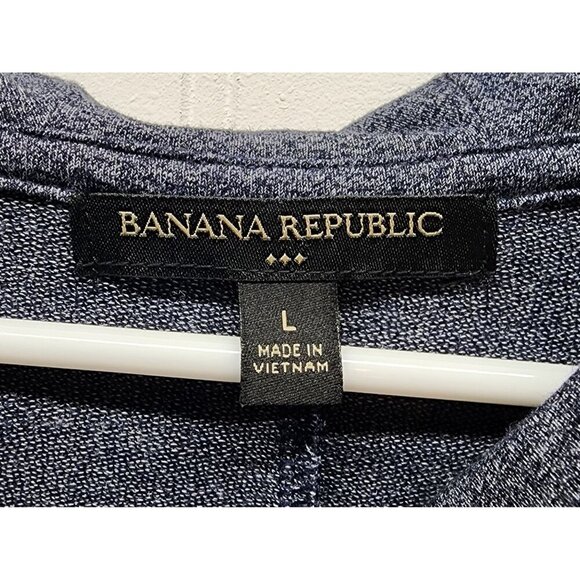 Banana Republic Sleeveless Knit Cowl Neck Dress Large Gray - Picture 6 of 7